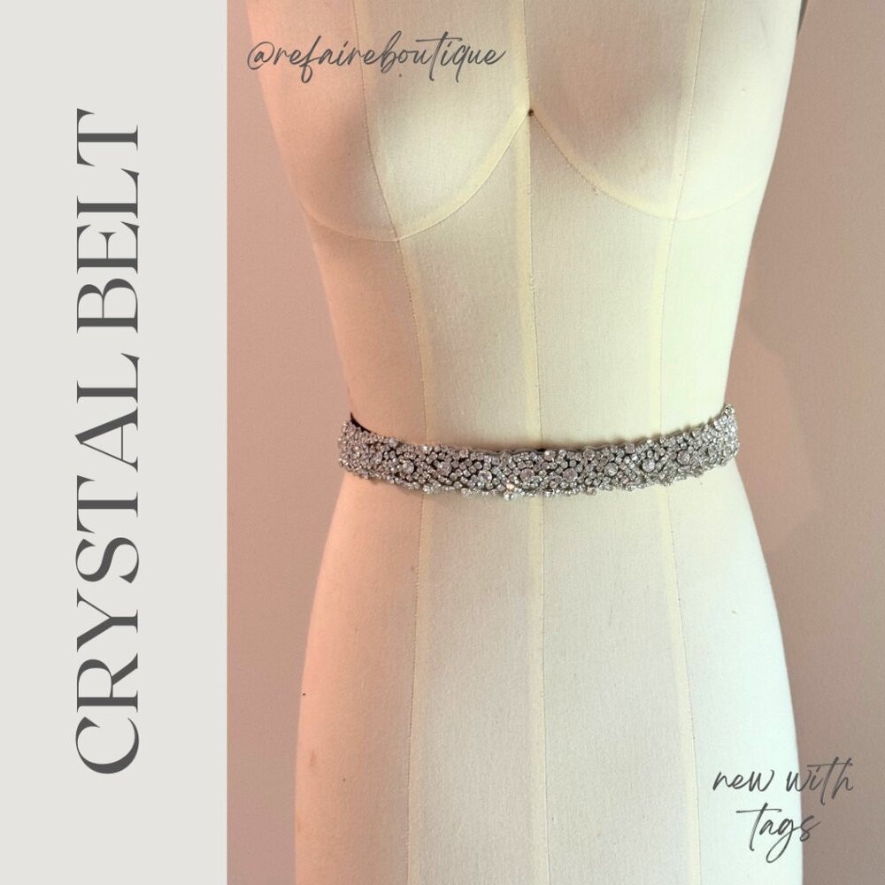 David's Bridal Crystal Belt/Sash